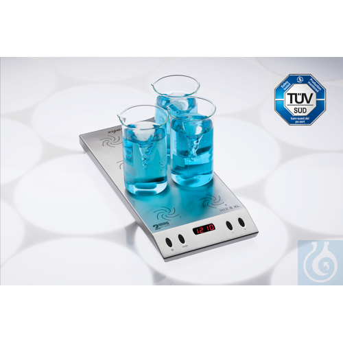 2mag - MIX 8 XL Multiple point stirrer for 8x 600 mL beaker glasses (tall form) - Luminix Health