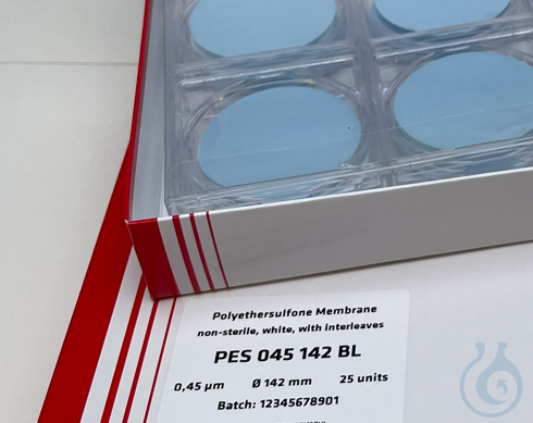 Image of Membrane filter Polyethersulfone ,0,20 µm, non-sterile ,Discs 47 mm - Luminix Health