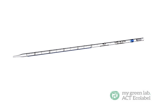 PIPETTE, 5 ML, GRADUATION 1/10 ML, STERILE, PAPER-K