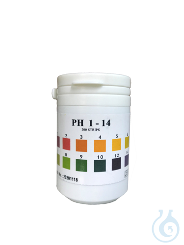 Image of Universal indicator paper pH 1-14 - Luminix Health