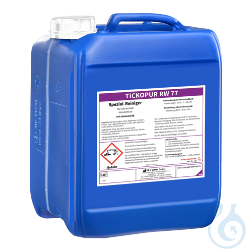 Image of TICKOPUR RW 77 Special cleaner with ammonia – concentrate, 10 liter