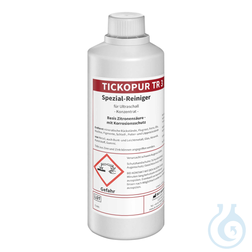Image of TICKOPUR TR 3 Special cleaner with corrosion protection – concentrate, 1 liter - Luminix Health