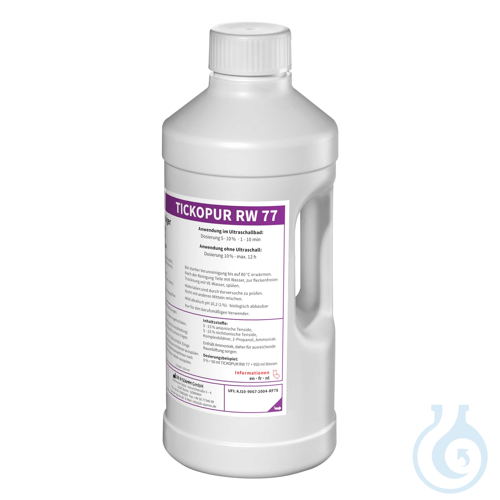 Image of TICKOPUR RW 77 Special cleaner with ammonia – concentrate, 2 liter - Luminix Health