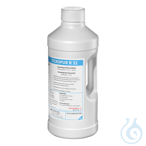 Image of TICKOPUR R 32 complexing agent free special cleaner – concentrate, 2 liter - Luminix Health