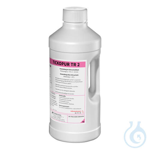 Image of TICKOPUR TR 2 Special cleaner with corrosion protection – concentrate, 2 liter - Luminix Health