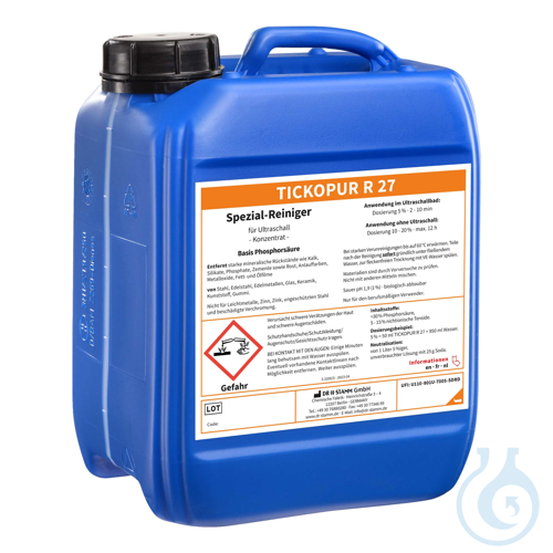 Image of TICKOPUR R 27 Special cleaner – concentrate, 5 liter