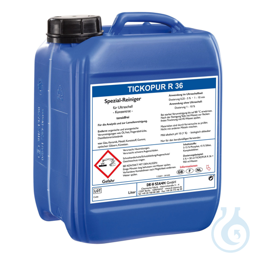 TICKOPUR R 36 Surfactant-free special cleaner – concentrate, 5 liter - Luminix Health