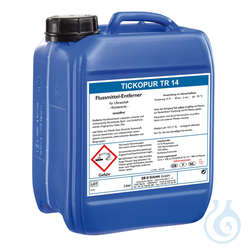 TICKOPUR TR 14 Flux remover – concentrate, 5 liter - Luminix Health