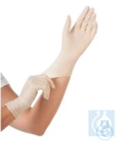 Image of Latex-Handschuh puderfrei, Größe M, weiß - Luminix Health