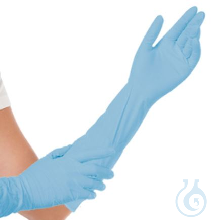 Nitril-Handschuh, Länge 400mm, puderfrei, Größe M, - Luminix Health