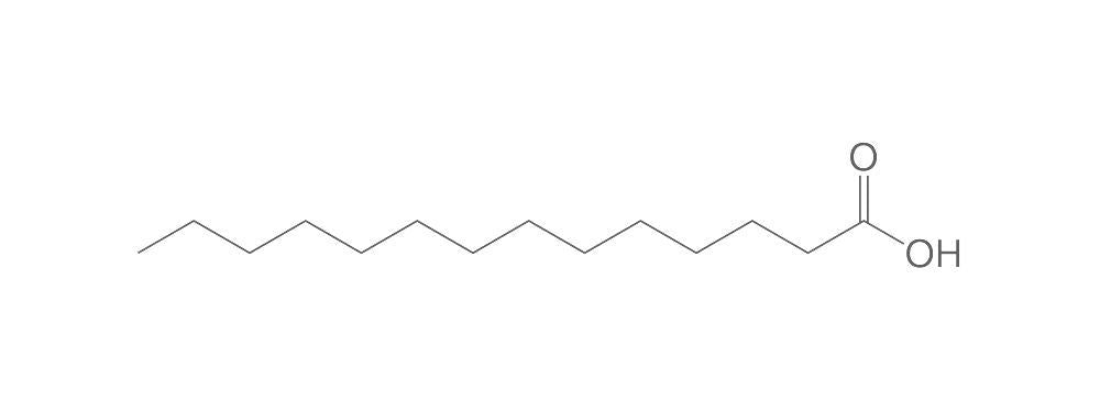 Myristic acid, min. 98 %, for biochemistry, 100 g, plastic - Luminix Health