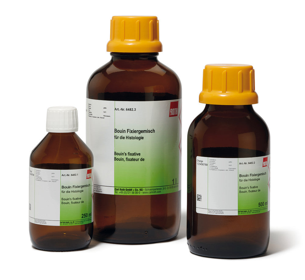 Bouin's fixative, for histology, 100 ml, glass - Luminix Health