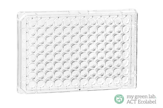 Cell culture microplate, 96 well, PS, F-bottom (chimney well)