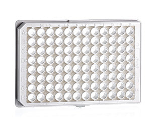 Cell culture microplate, 96 well, polystyrene (PS), F-bottom (chimney well), µClear®, white, CELLCOAT® poly-D-lysine