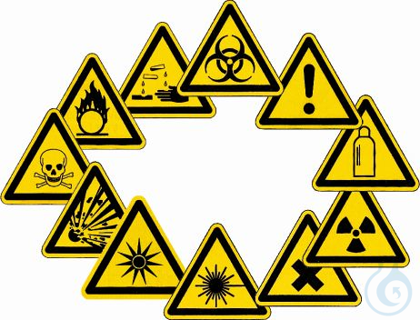 Image of Warning Labels, WINLAB® Warning about inflammable substances - Luminix Health