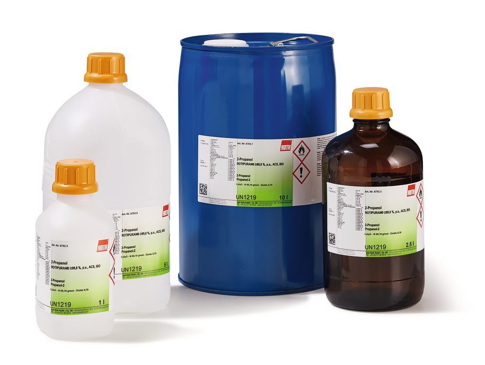 2-Propanol, ROTIPURAN®, min. 99,8 %, p.a., ACS, ISO, 1 l, plastic - Luminix Health