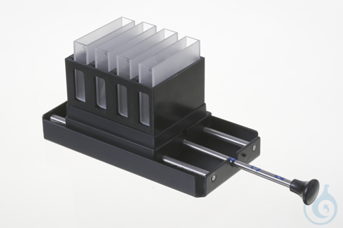 Image of 4-position cell holder for cells up to 50 mm, without slider