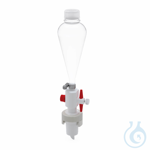 BOLA Dropping Funnels, 500 ml NS 29/32 FEP, with SAFE LAB-system - Luminix Health