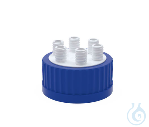 BOLA Multiple Distributors for Bottles, GLS 80, 6 x GL 14 made of PTFE, with O- - Luminix Health