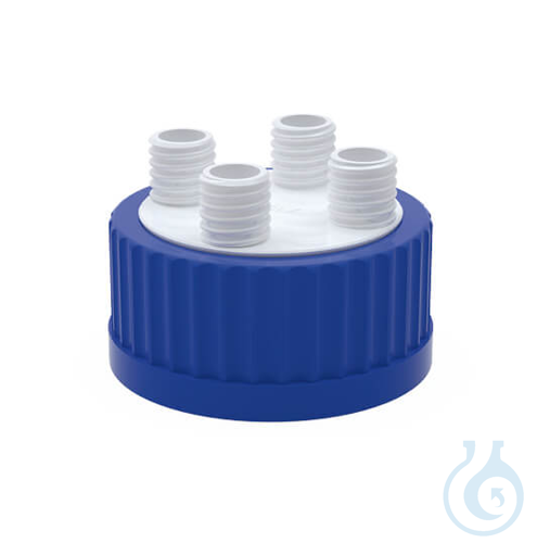 BOLA Multiple Distributors for Bottles, GLS 80, 4x GL 18 made of PTFE, with O-r - Luminix Health