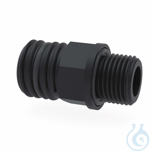 Image of b.safe Connectors, GL25 (m) - G 1/2'' (m) static dissipative PE-EX, 1x thread GL - Luminix Health