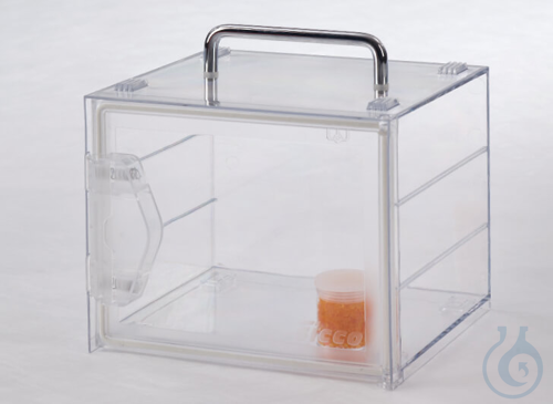 Image of SICCO Mini Desiccator Mobile Basic, B 221 mm x H 183 mm x T 214 mm Polycarbonat - Luminix Health