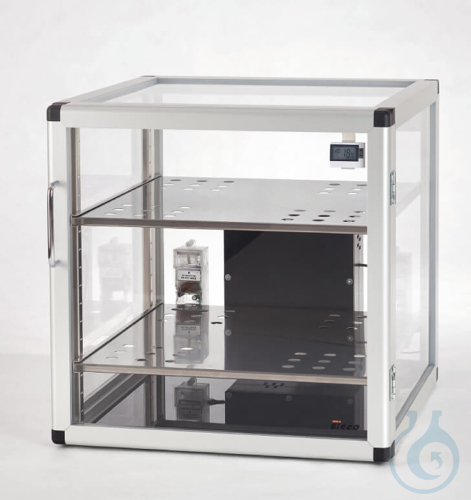 SICCO Auto-Big-Star Desiccator, B 560 mm x H 560 mm x T 580 mm ACRYLIC/ALUMINIU - Luminix Health