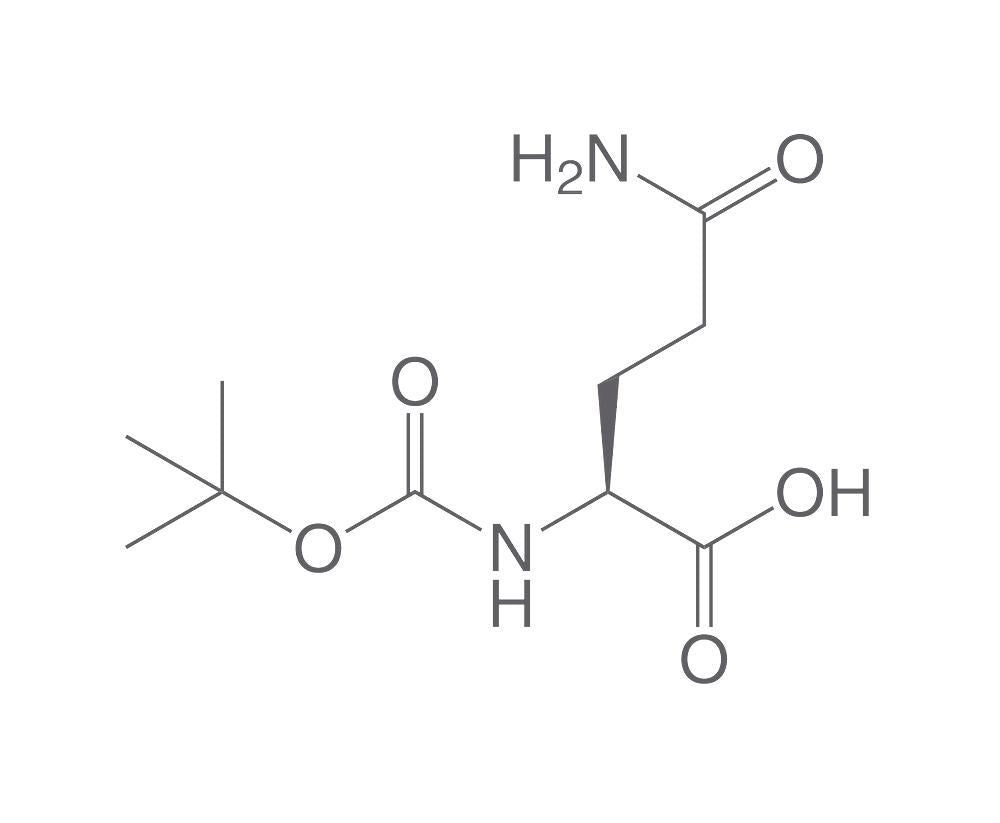 Boc-L-Glutamine, PEPTIPURE®, min. 97 %, for biochemistry, 5 g, glass - Luminix Health