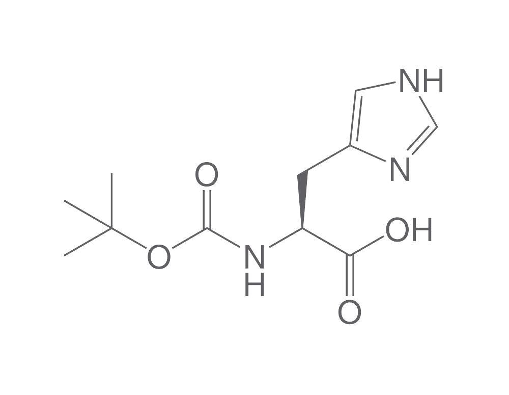 Boc-L-Histidine, PEPTIPURE®, min. 98 %, for biochemistry, 5 g, glass - Luminix Health