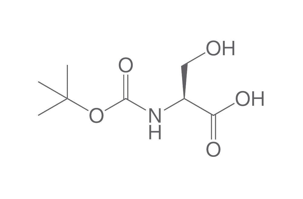 Boc-L-Serine, PEPTIPURE®, min. 99 %, for biochemistry, 5 g, glass - Luminix Health