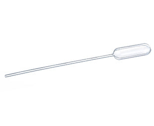 The Pasteur pipette, 0,1 ml, 153 mm long, loosely packed