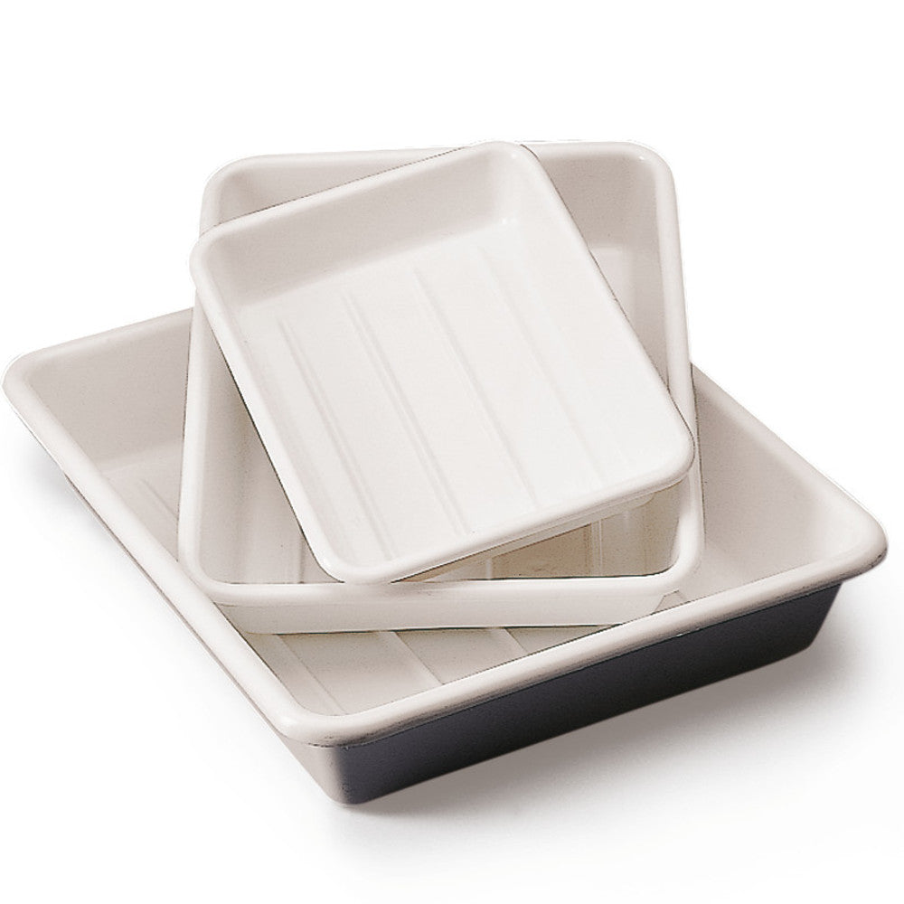 Rotilabo®-lab dish, hard-PVC, white, L 675 x W 530 x H 100 mm, 1 unit(s) - Luminix Health
