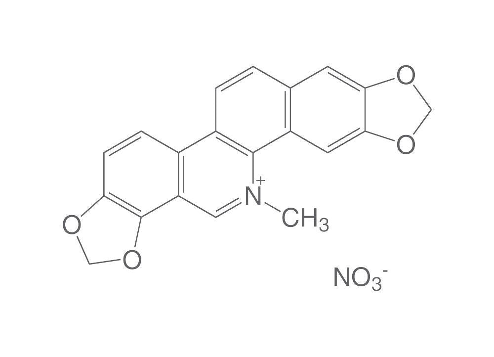 Sanguinarine nitrate, min. 95 %, 10 mg, glass - Luminix Health