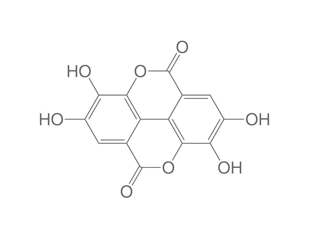 Ellagic acid, min. 90 %, for biochemistry, 5 g, glass - Luminix Health