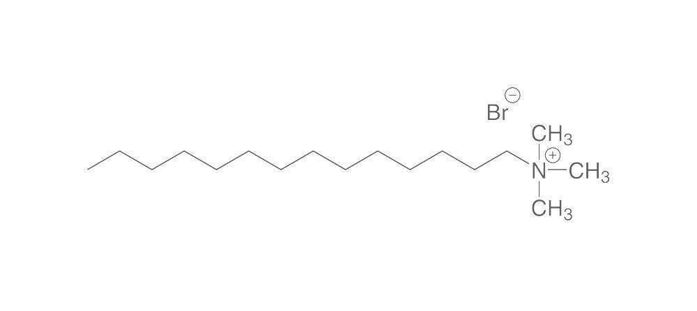 Tetradecyltrimethylammonium bromide, (MTAB), min. 96 %, extra pure, 100 g - Luminix Health