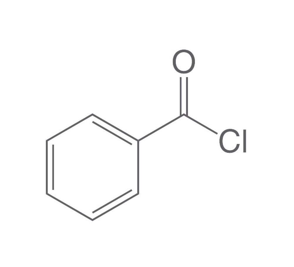 Benzoylchloride, min. 99 %, for synthesis, 100 ml, glass - Luminix Health