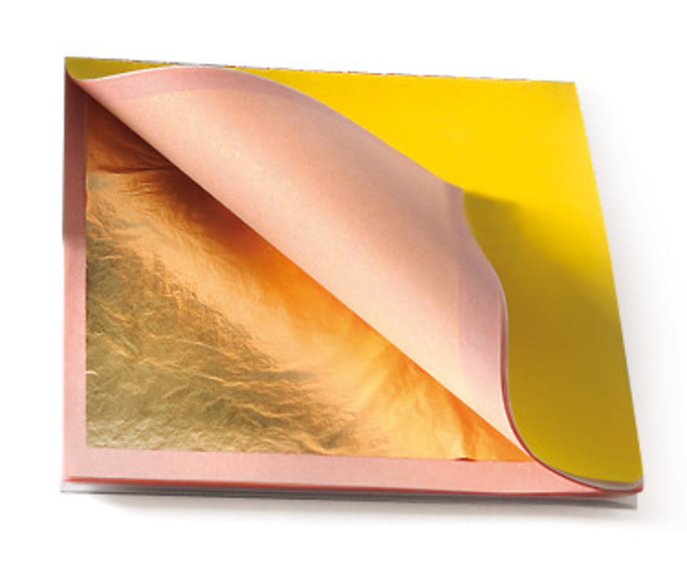 Sheets of gold, 22 carat, block of 25 sheets 80 x 80 mm, 25 sheet(s) - Luminix Health