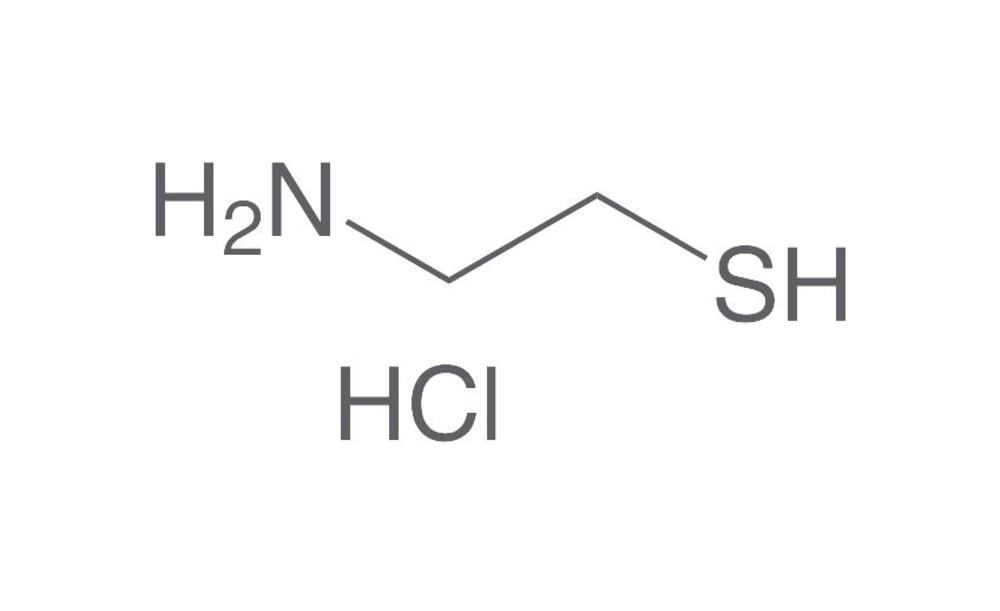 Cysteamine hydrochloride, min. 99 %, for biochemistry, 25 g, glass - Luminix Health