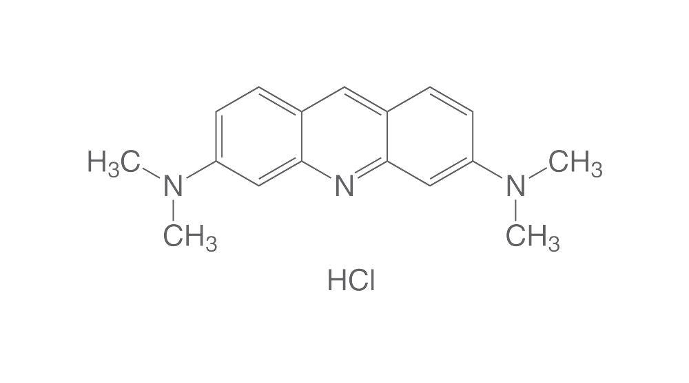 Acridine orange hydrochloride hydrate, (C.I. 46005) for microscopy, 1 g, glass - Luminix Health
