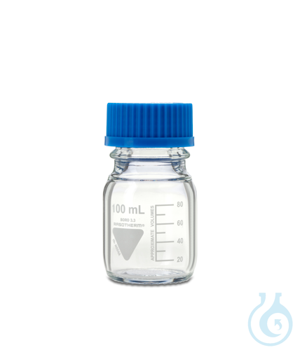 Image of RASOTHERM GL 45 Laboratory Bottle, with screw cap and pouring ring - Luminix Health