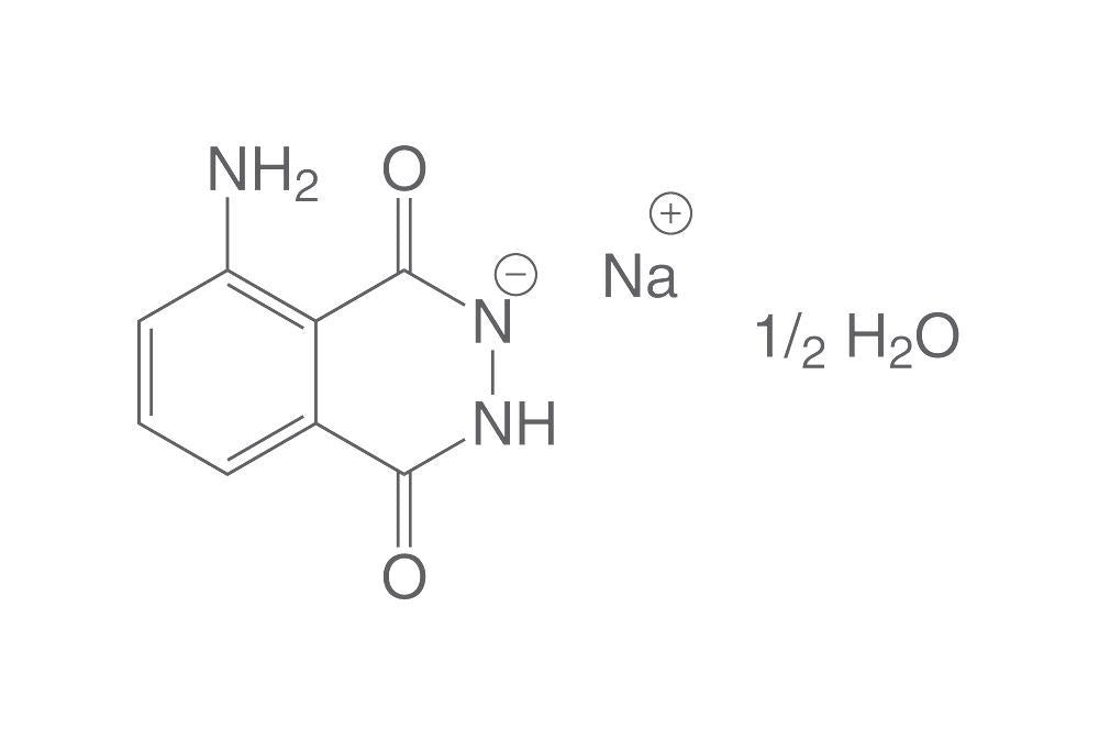 Luminol sodium salt hemihydrate, min. 98 %, p.a., 1 g, glass - Luminix Health
