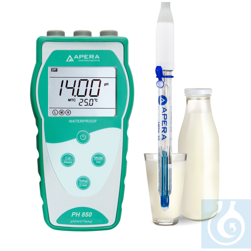 PH850-DP Portable pH Meter for Dairy Products (Milk, Cream, Yogurt) - Luminix Health