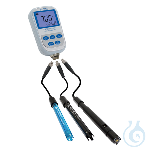 Image of SX736 Portable pH/EC/DO Meter Kit - Luminix Health