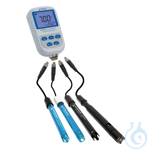 Image of SX751 Portable pH/ORP/Conductivity/DO Meter Kit - Luminix Health