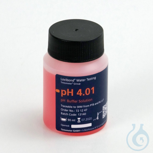 pH Buffer solution 4,01 (25 °C) red, traceable to NIST - Luminix Health