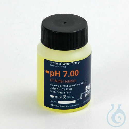 pH-Buffer solution 7,00 (25 °C) yellow, traceable to NIST - Luminix Health