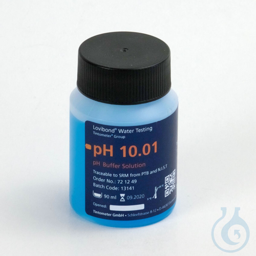 pH-Buffer solution 10.01 (25 °C) blue, traceable to NIST - Luminix Health