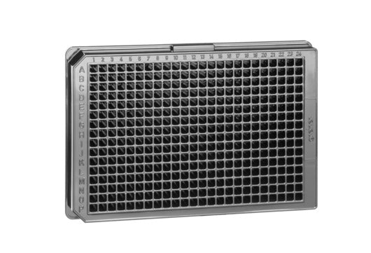 The 384-well FLUOTRAC microplate with high binding