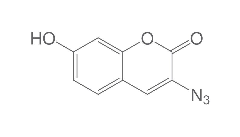 3-Azido-7-hydroxycoumarin, min. 98 %, 5 mg, plastic - Luminix Health