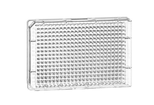 The 384 well cell culture microplate